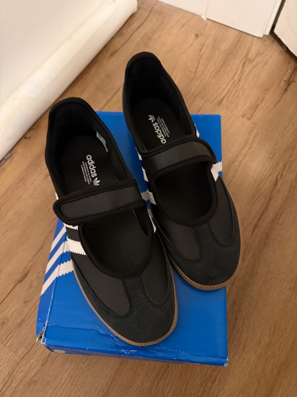 adidas Samba Mary Jane Sneakers - Black & White - Picture 3 of 5